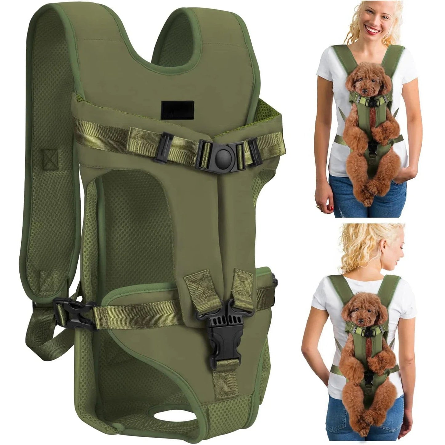 Sac à dos chien - PetCarrier™ - Vert - Mon Monde Chien